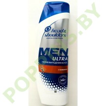 Шампунь Head & Shoulder Men Ultra Против выпадения волос (с кофеином)  360мл  