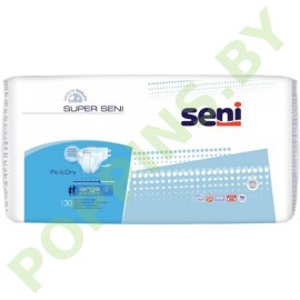 Подгузники Super Seni (6*) 3 Large (100-150см) 30шт