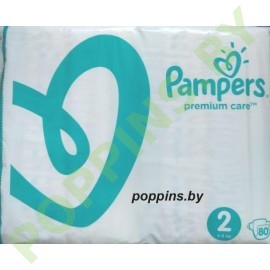 Подгузники Pampers  Premium Care 2 (4-8кг) 80шт (1/2 от коробки)