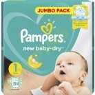 Подгузники Pampers New Baby 1 Newborn (2-5кг) 94шт