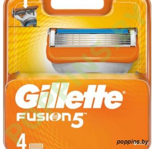Кассеты сменные Gillette Fusion (4шт)