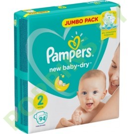 Подгузники Pampers New Baby 2 (4-8кг) 94 шт