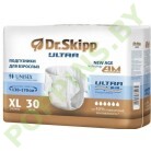Подгузники для взрослых Dr.Skipp Ultra (8*) XL (130-170см) 30шт 