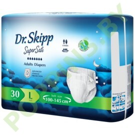 Подгузники для взрослых Dr.Skipp Super Safe L (100-145см) 30шт 