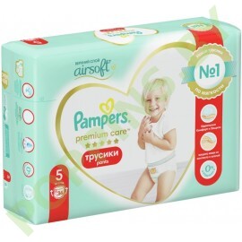 Трусики Pampers Premium Care Pants 5 (12-17кг) 34шт