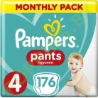 Трусики Pampers Pants 4 Maxi (9-15кг) 176шт