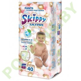 Tрусики для детей Skippy Pants Ultra 6 (16-25кг) 40 шт 